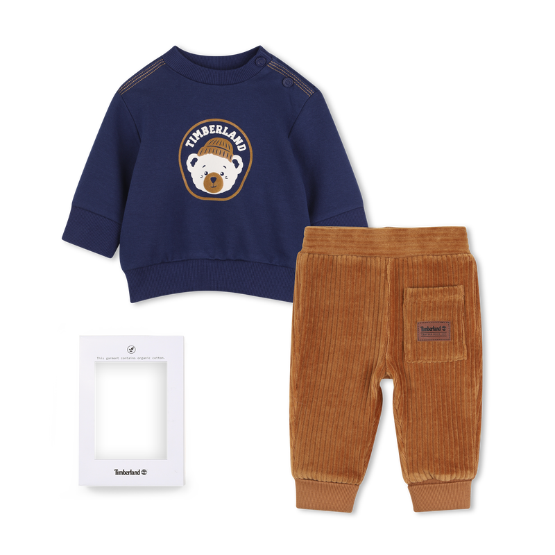 Conjunto de sudadera y pantal&oacute;n TIMBERLAND 
                        NI&Ntilde;O