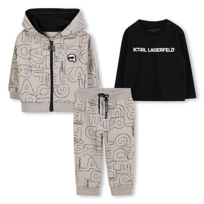 Conjunto de tres piezas KARL LAGERFELD KIDS NI&Ntilde;O
