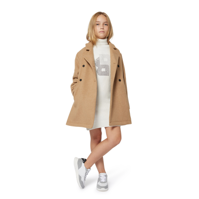 Vestido jersey con estr&aacute;s BOSS NI&Ntilde;A