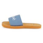 Chanclas de piel de oveja, AZUL, hi-res