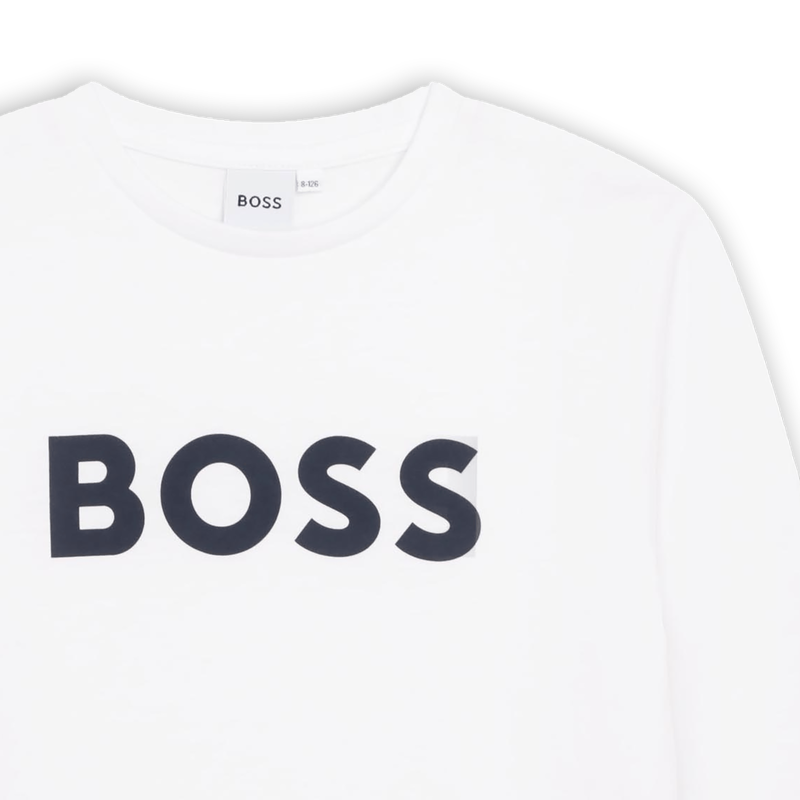 CAMISETA DE MANGA LARGA BOSS 
                        NI&Ntilde;O