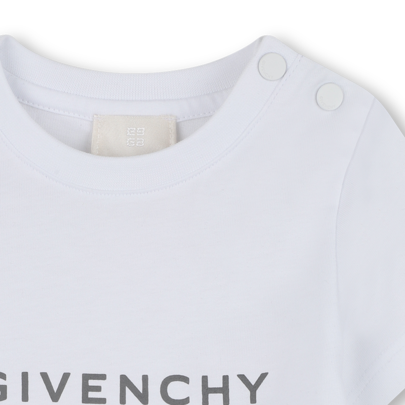 Camiseta con cierre a presi&oacute;n GIVENCHY 
                        NI&Ntilde;O