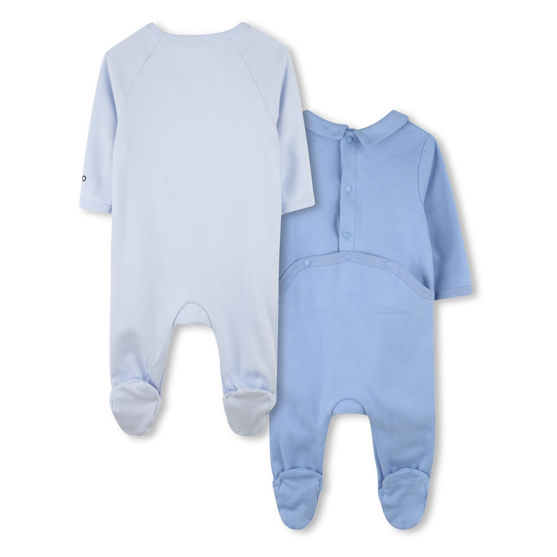 Pack de 2 pijamas de algod&oacute;n KENZO KIDS 
                        UNISEXO