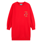 Vestido recto con bordados KENZO KIDS 
                    NI&Ntilde;A