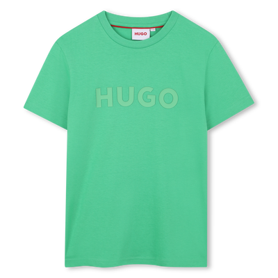 Camiseta manga corta y algod&oacute;n HUGO NI&Ntilde;O