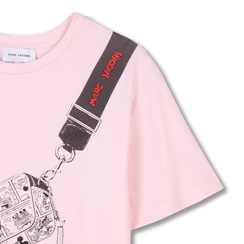 Vestido manga corta y algod&oacute;n MARC JACOBS 
                        NI&Ntilde;A