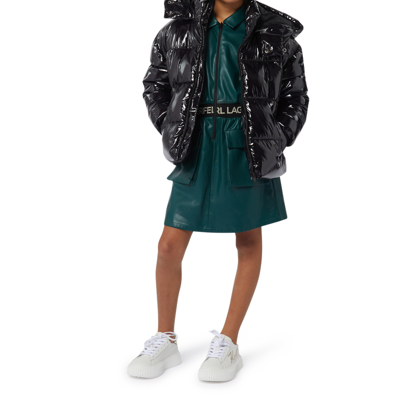 Gorro de punto con lentejuelas KARL LAGERFELD KIDS 
                        NI&Ntilde;A