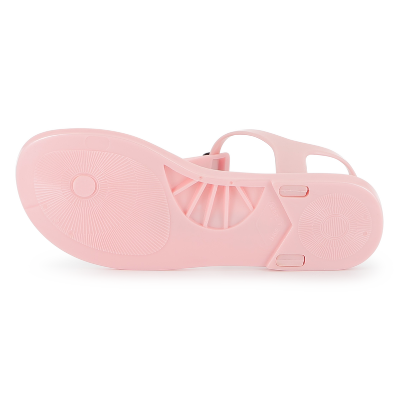 Sandalias con insignia KARL LAGERFELD KIDS 
                        NI&Ntilde;A