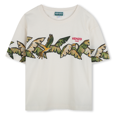 Camiseta algod&oacute;n manga corta KENZO KIDS NI&Ntilde;A