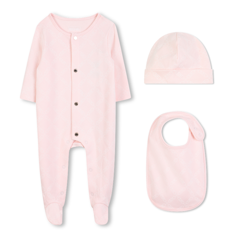Conjunto de pijama, babero y gorro MICHAEL KORS 
                        NI&Ntilde;A