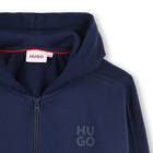 Chaqueta con capucha HUGO 
                    NI&Ntilde;O