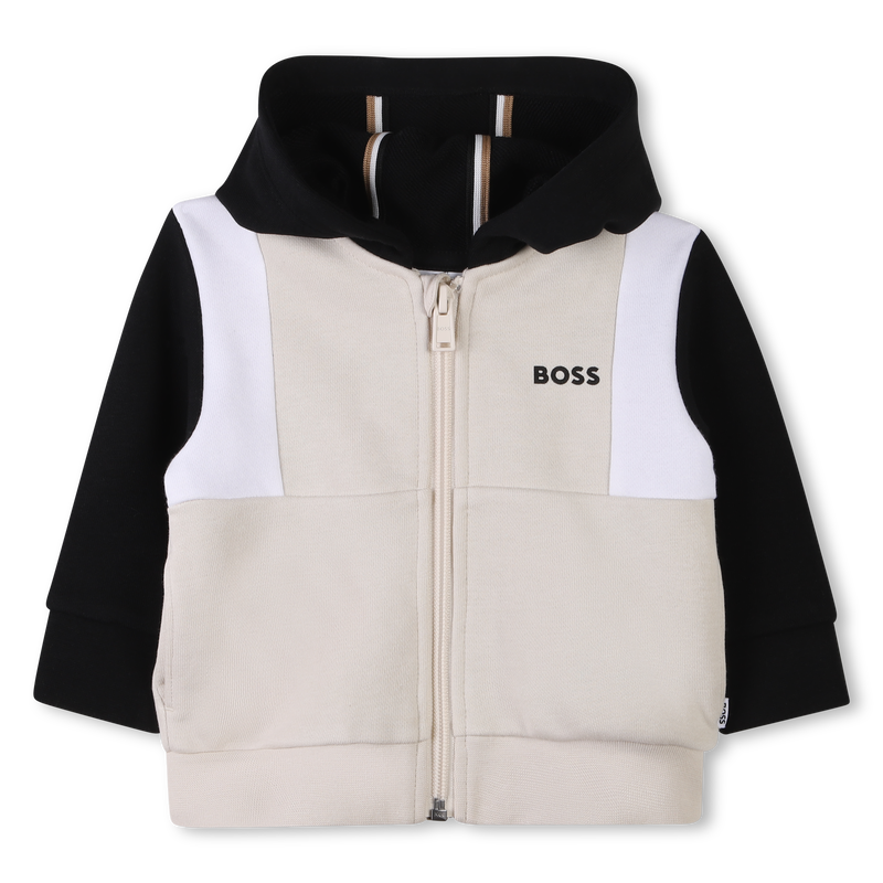 Chaqueta con capucha BOSS 
                        NI&Ntilde;O