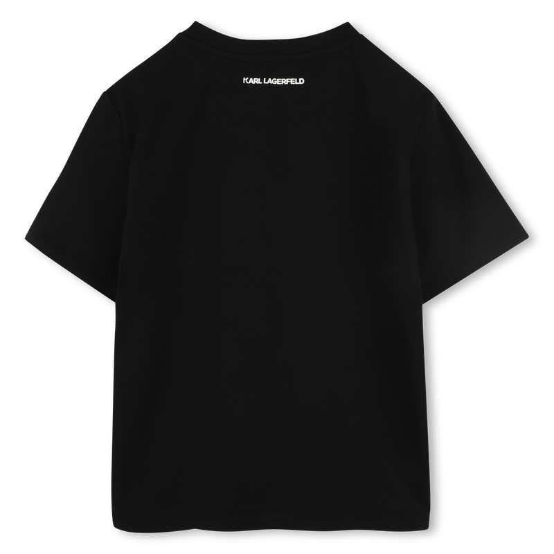 Camiseta con lentejuelas KARL LAGERFELD KIDS 
                        NI&Ntilde;A