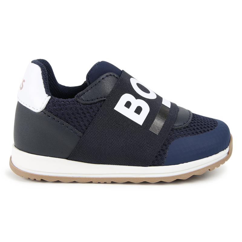 Zapatillas bimateria el&aacute;sticas BOSS 
                        NI&Ntilde;O