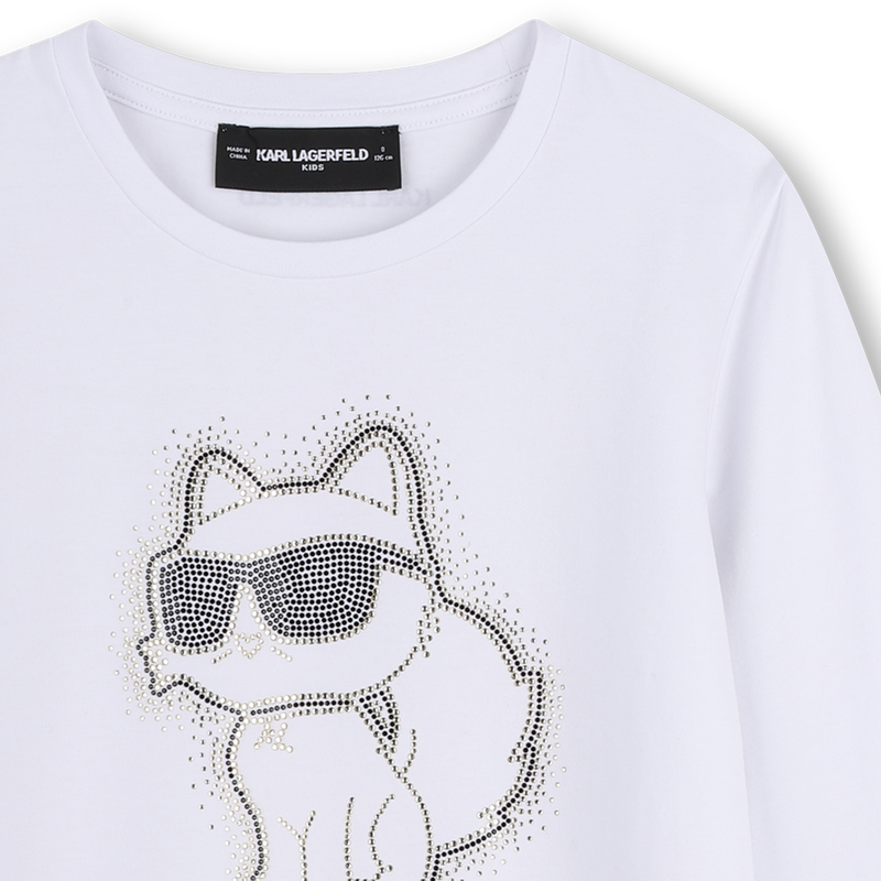 Camiseta de manga larga KARL LAGERFELD KIDS 
                        NI&Ntilde;A