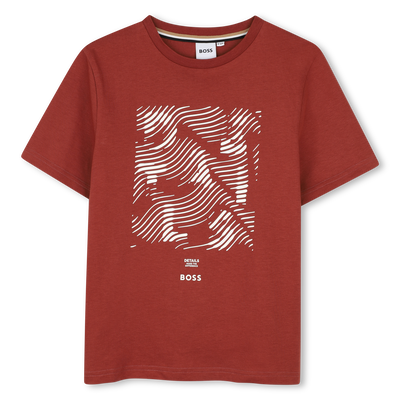 Camiseta de mangas cortas BOSS NI&Ntilde;O