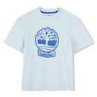 Camiseta bicolor con el logo, AZUL CIELO, hi-res