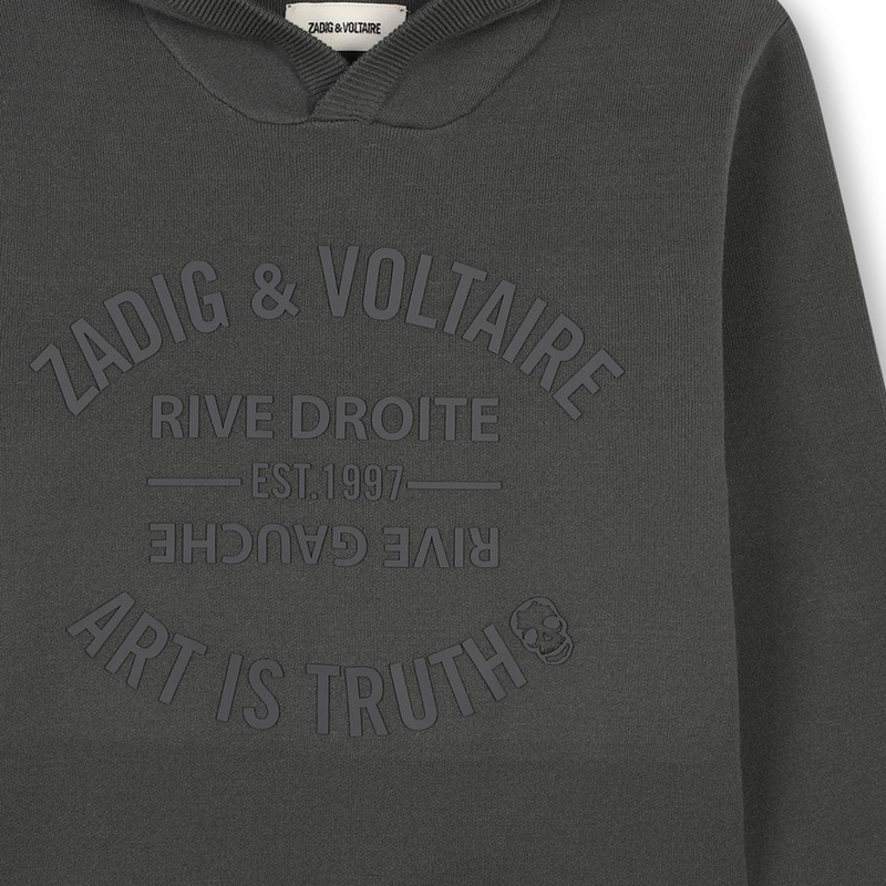 Jersey de punto con capucha ZADIG & VOLTAIRE 
                        NI&Ntilde;O