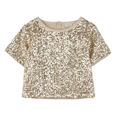 Blusa de gala con lentejuelas MICHAEL KORS NI&Ntilde;A