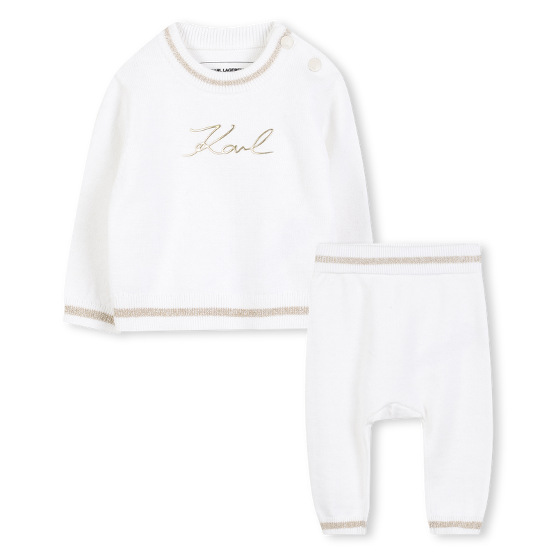 Conjunto de su&eacute;ter y leggings KARL LARGERFELD KIDS 
                        NI&Ntilde;A