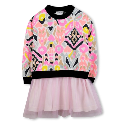 Vestido bimaterial BILLIEBLUSH NI&Ntilde;A