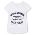 Camiseta con cuello tunecino ZADIG & VOLTAIRE 
                    NI&Ntilde;A