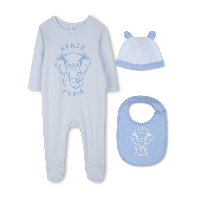 Juego de pijama + gorro + babero KENZO KIDS 
                        UNISEXO