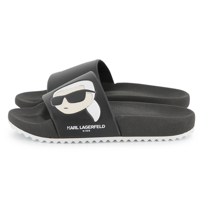 Chanclas estampadas KARL LAGERFELD KIDS NI&Ntilde;O