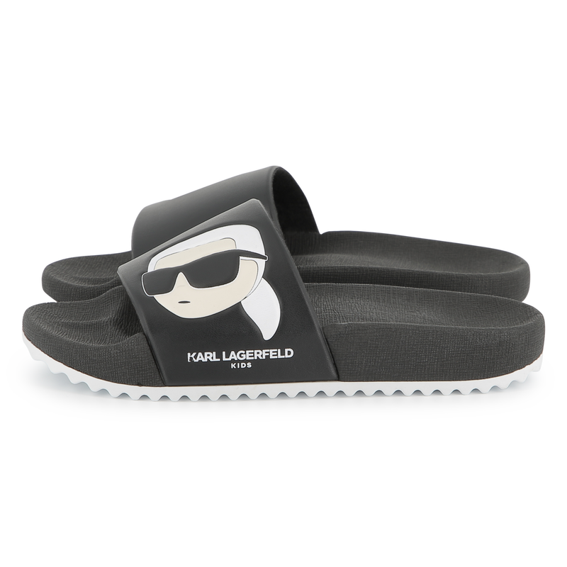 Chanclas estampadas KARL LAGERFELD KIDS 
                        NI&Ntilde;O