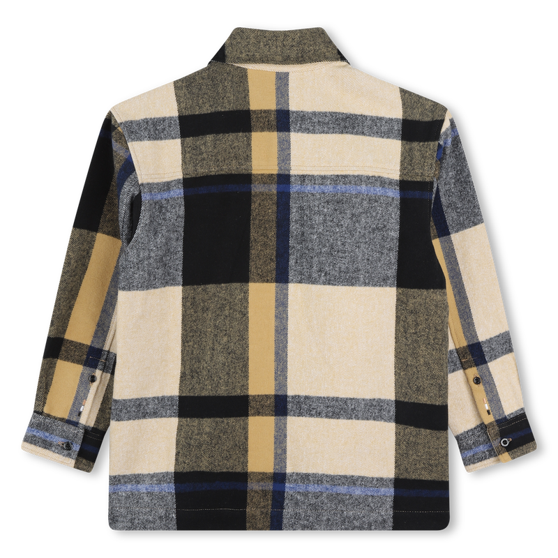 Camisa algod&oacute;n de manga larga BOSS 
                        NI&Ntilde;O