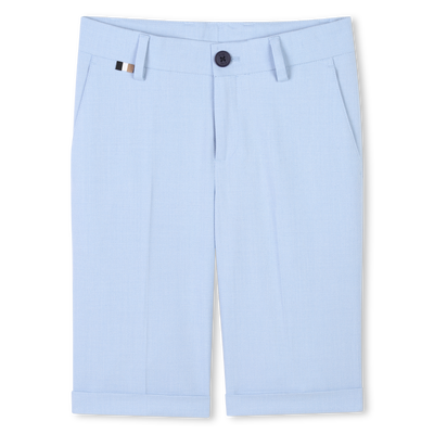 Bermudas de ceremonia lisas BOSS NI&Ntilde;O