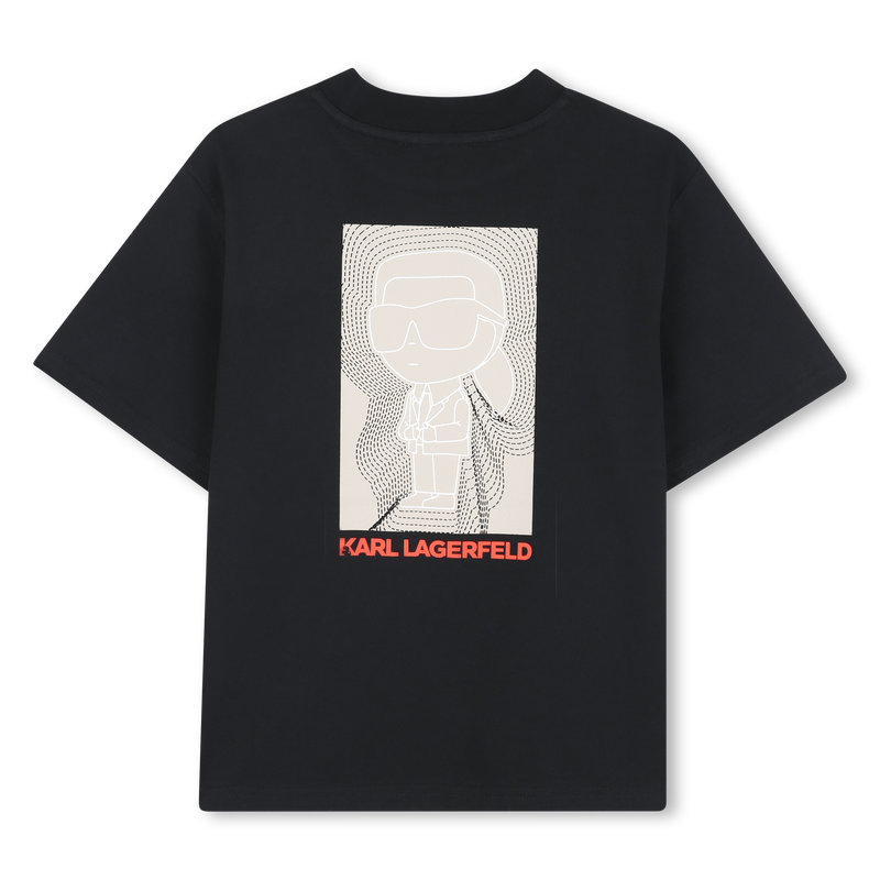 Camiseta de punto de algodón grueso KARL LARGERFELD KIDS 
                        NIÑO