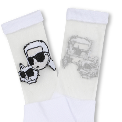 Calcetines de corte medio KARL LAGERFELD KIDS NI&Ntilde;A