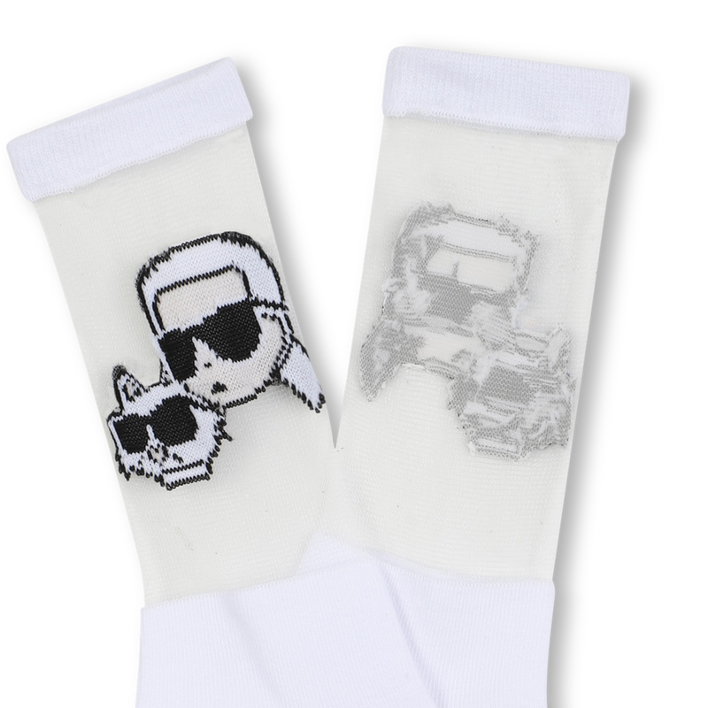Calcetines de corte medio KARL LAGERFELD KIDS 
                        NI&Ntilde;A