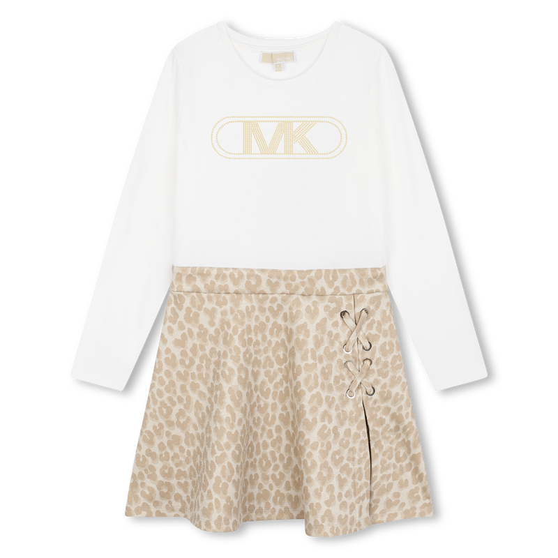 Vestido con tachuelas MICHAEL KORS 
                        NI&Ntilde;A