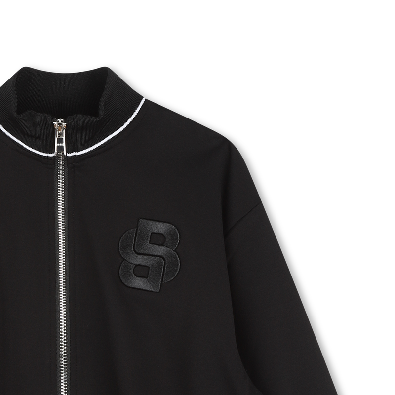 Chaqueta bordada con rayas BOSS 
                        NI&Ntilde;A