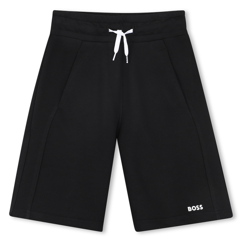 Bermudas de mulet&oacute;n liso BOSS 
                        NI&Ntilde;O