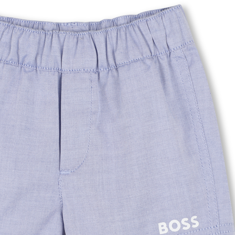 CONJUNTO CAMISA + PANTAL&Oacute;N CORTO BOSS 
                        NI&Ntilde;O