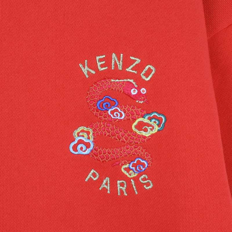 Vestido recto con bordados KENZO KIDS 
                        NI&Ntilde;A