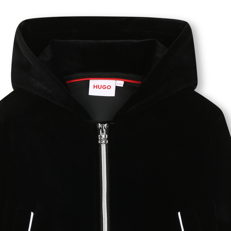 C&aacute;rdigan con capucha HUGO 
                        NI&Ntilde;A