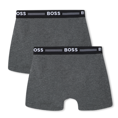 Pack de 2 calzoncillos b&oacute;xer BOSS NI&Ntilde;O