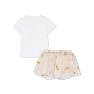 Conjunto de falda y camiseta GIVENCHY NI&Ntilde;A