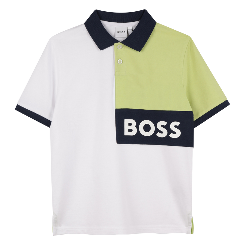 Polo y pantal&oacute;n de algod&oacute;n BOSS 
                        NI&Ntilde;O