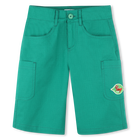 Bermudas cargo de algod&oacute;n KENZO KIDS 
                    NI&Ntilde;O
