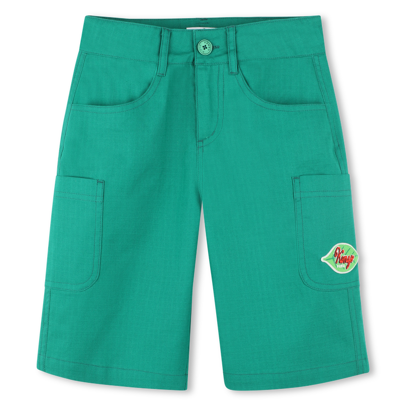 Bermudas cargo de algod&oacute;n KENZO KIDS 
                        NI&Ntilde;O