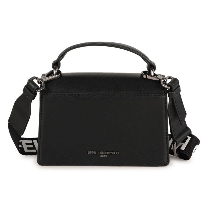 Bolso de mano en tejido recubierto de grano fino KARL LAGERFELD KIDS 
                        NI&Ntilde;A