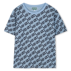 Camiseta de algod&oacute;n estampada KENZO KIDS 
                    NI&Ntilde;O
