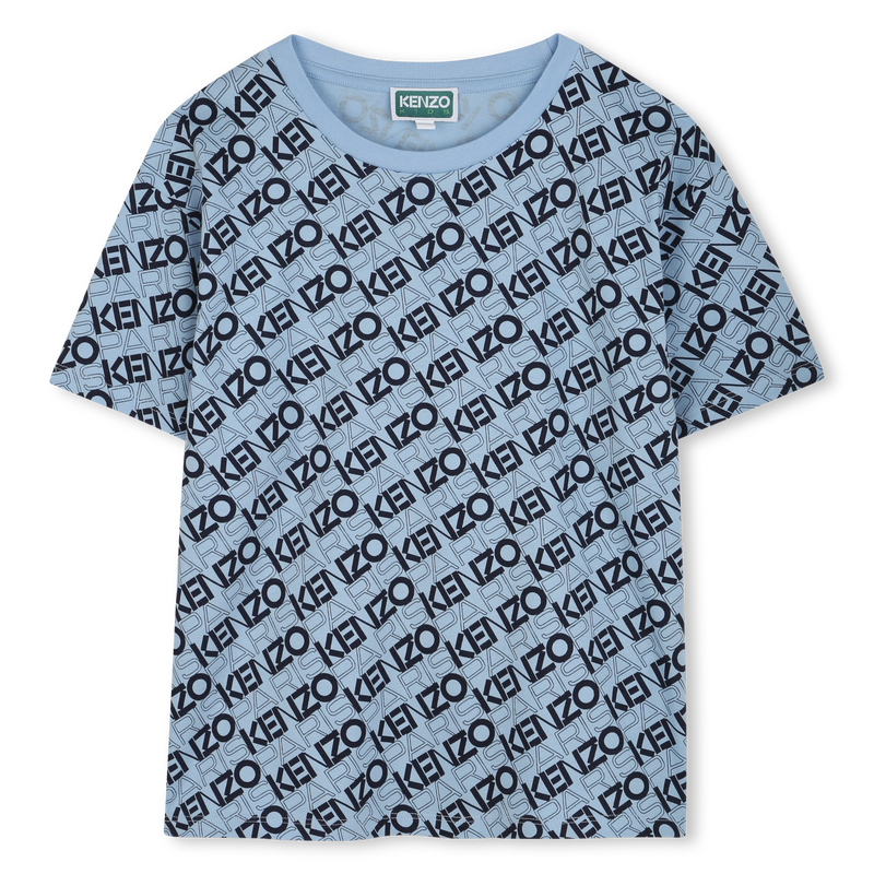 Camiseta de algod&oacute;n estampada KENZO KIDS 
                        NI&Ntilde;O