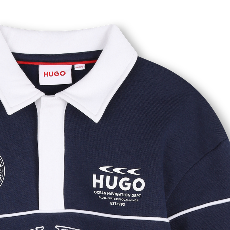 Sudadera HUGO 
                        NI&Ntilde;O