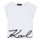 Camiseta de manga corta KARL LAGERFELD KIDS 
                    NI&Ntilde;A
